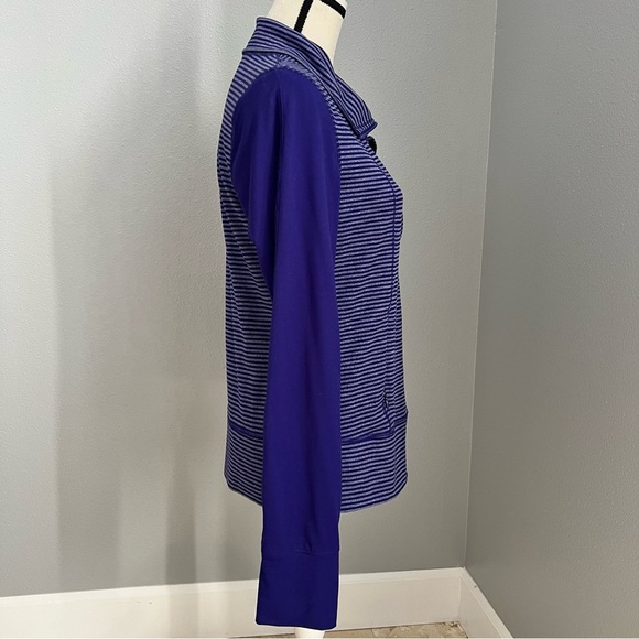 90 Degree By Reflex Purple Striped Women's Vest - Picture 7 of 11